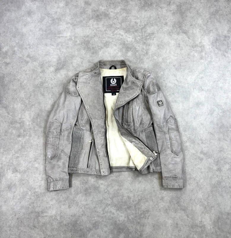 Belstaff leather biker jacket