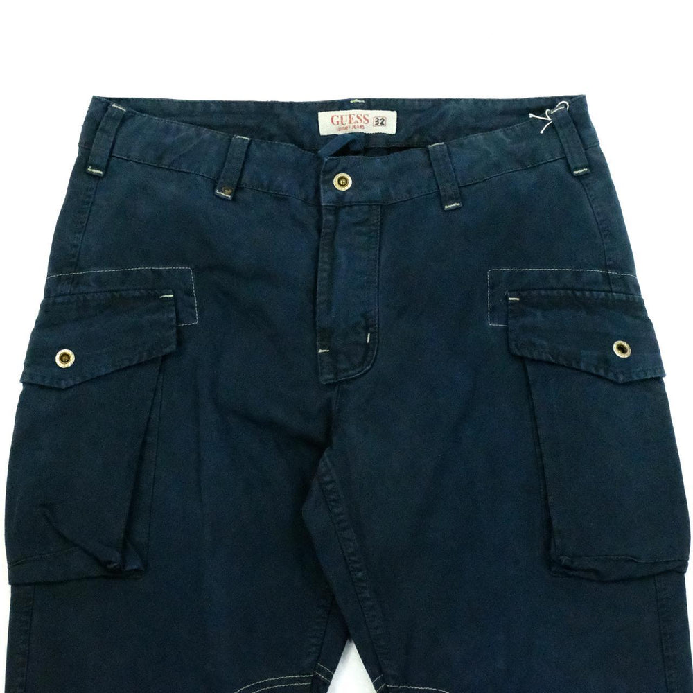 Y2K Navy Guess USA cargo trousers