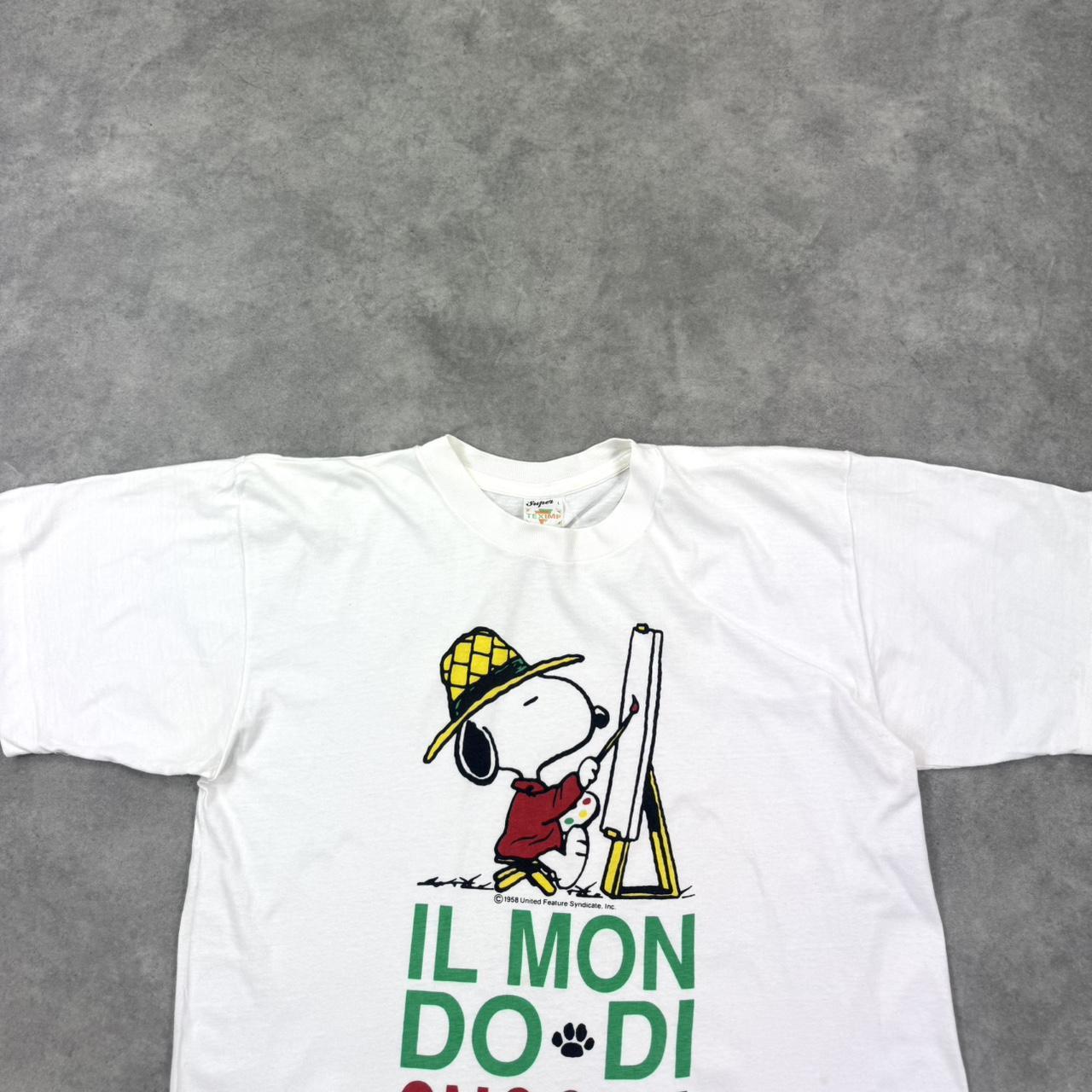 Vintage Snoopy print t-shirt