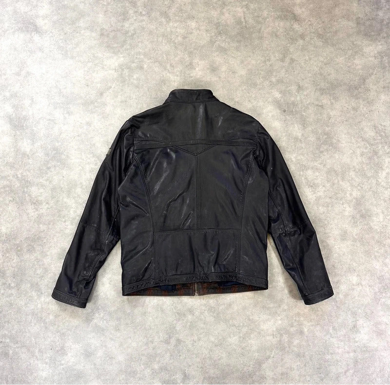 Vintage Hugo Boss leather jacket