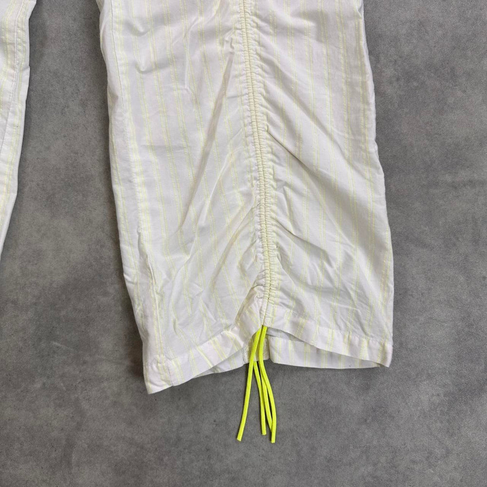 Only white baggy trousers