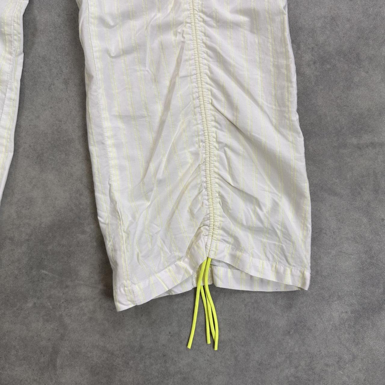 Only white baggy trousers