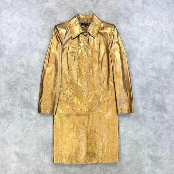 Vintage Roberto Cavalli Leather Coat
