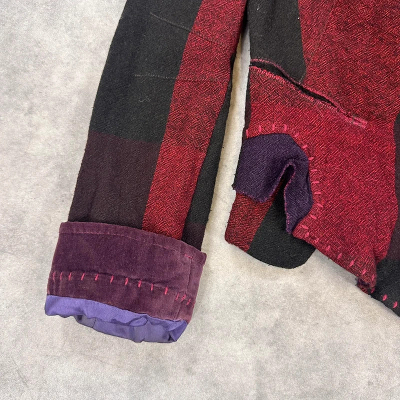 Marithe Francois Girbaud patchwork blazer