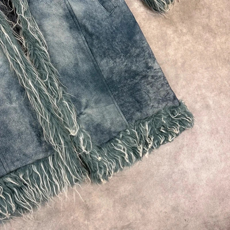 Faux sheering Penny lane coat