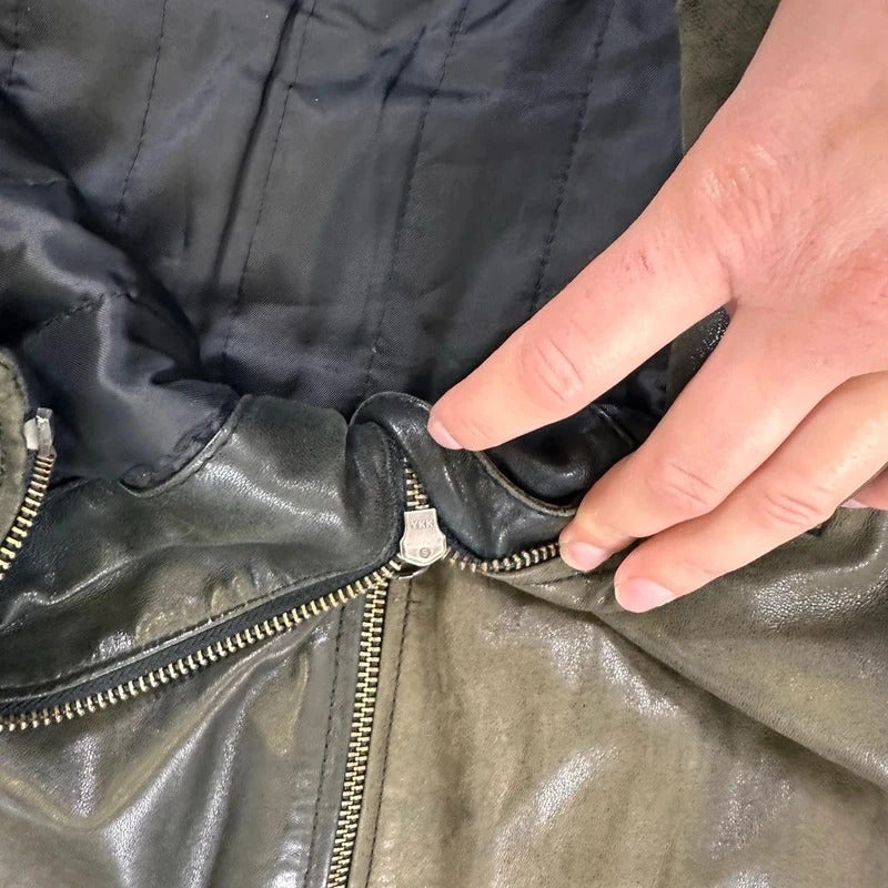 Armani Jeans lambskin jacket