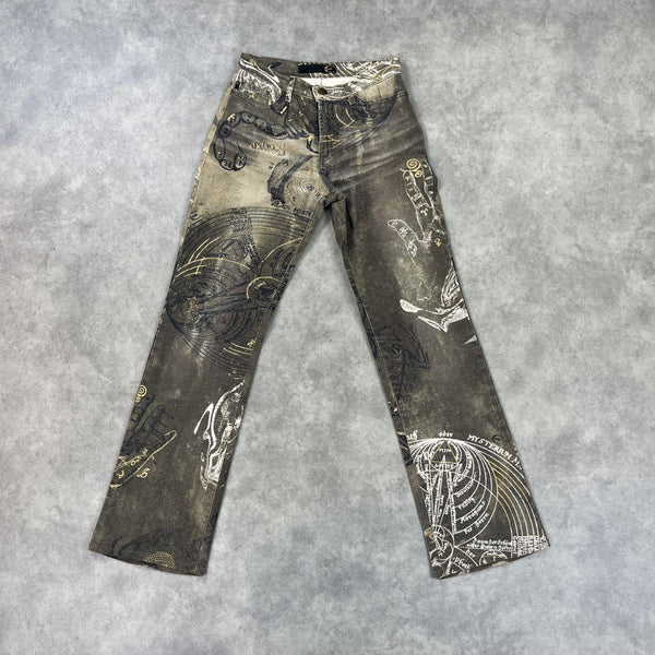 Roberto Cavalli Print Trousers