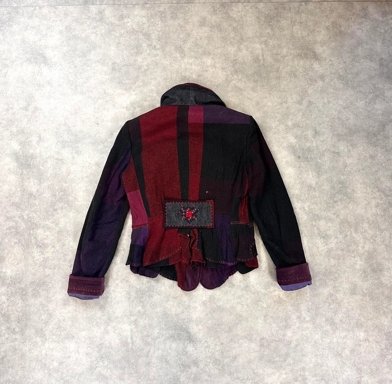 Marithe Francois Girbaud patchwork blazer