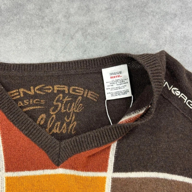 Energie Check Knit Jumper