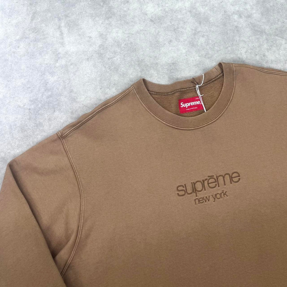 2019 Supreme dipped crew neck jumper