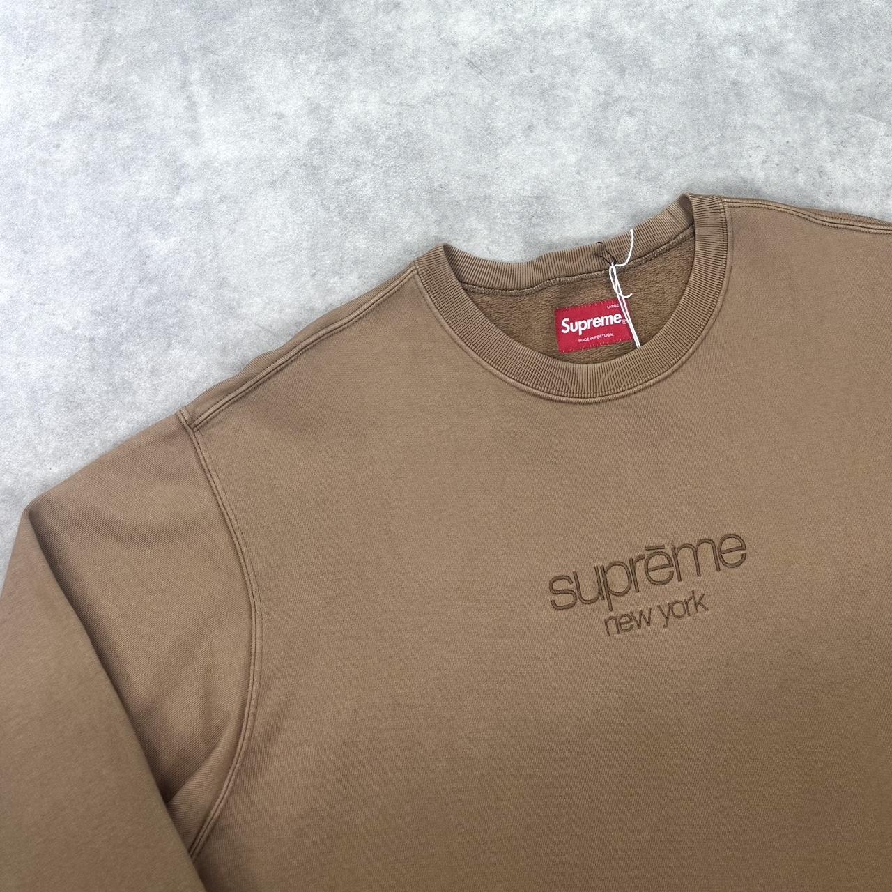 2019 Supreme dipped crew neck jumper