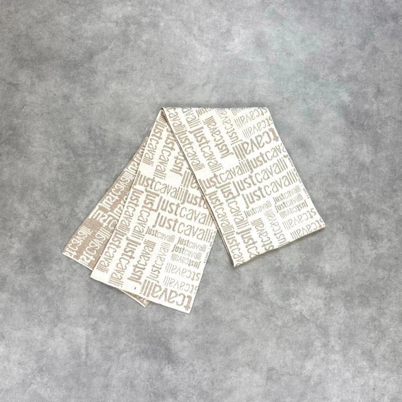 Just Cavalli wool knit scarf