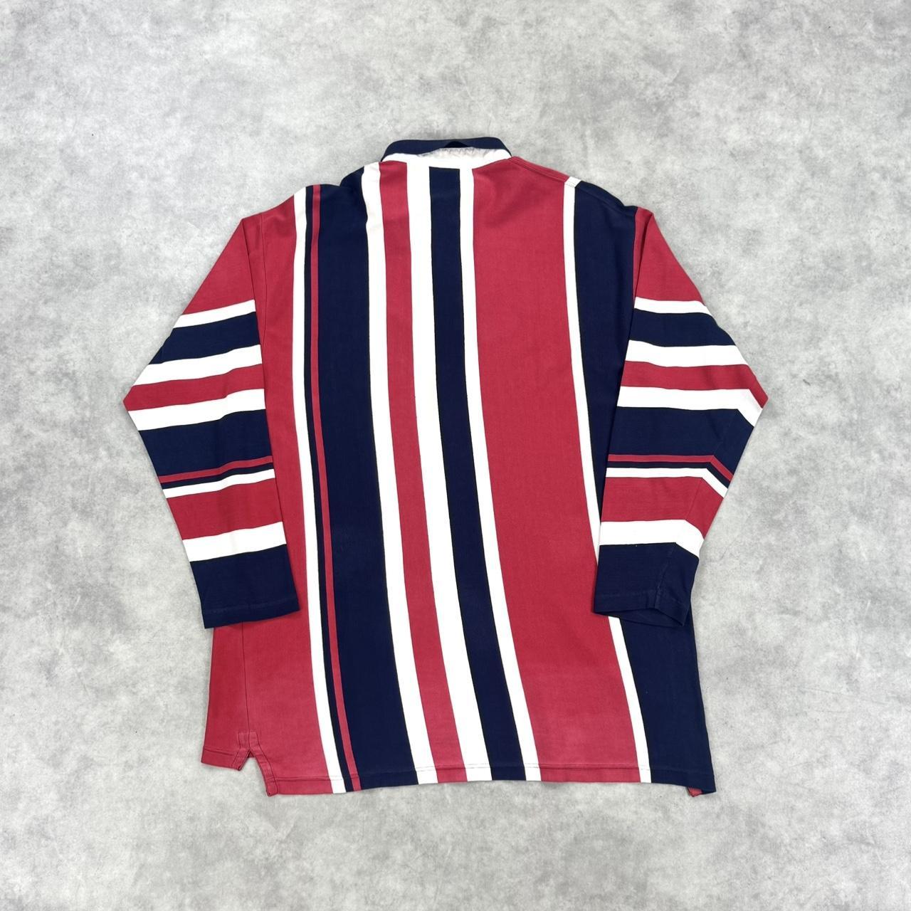 Vintage Lacoste striped polo shirt