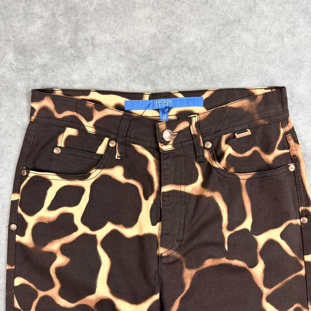 Escada print jeans
