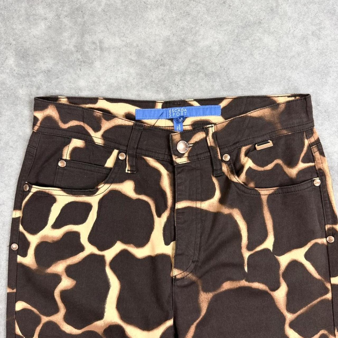 Escada print jeans