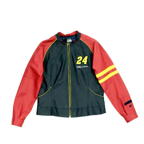 Vintage leather racing jacket