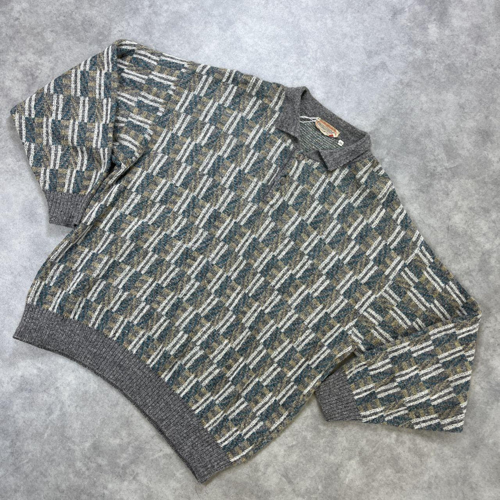 Vintage Abstract Knit Jumper