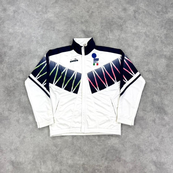Vintage Diadora Italy football training jacket