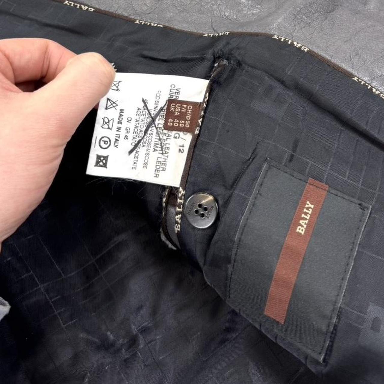 Bally leather jacket