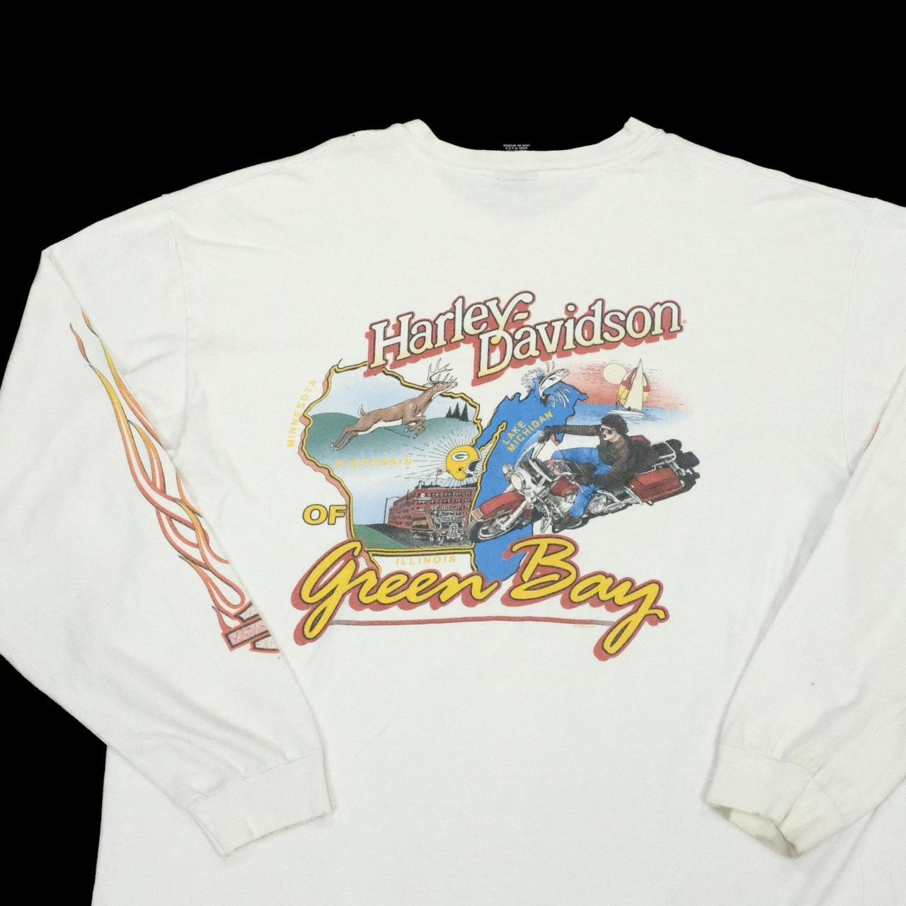 Vintage 1996 Harley Davidson print top