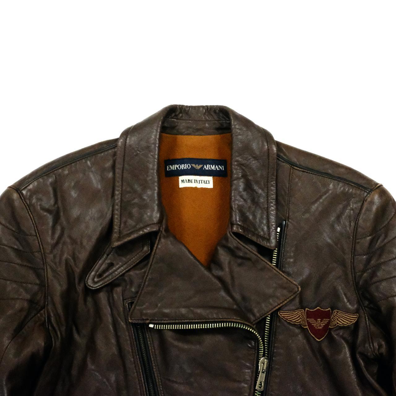 Armani leather jacket