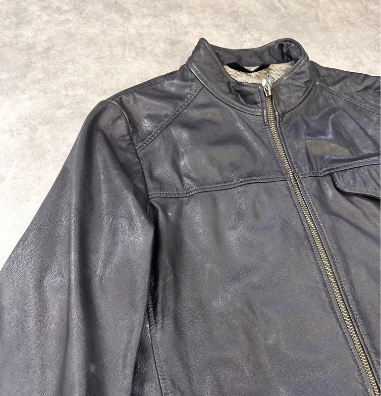 Vintage Hugo Boss leather jacket