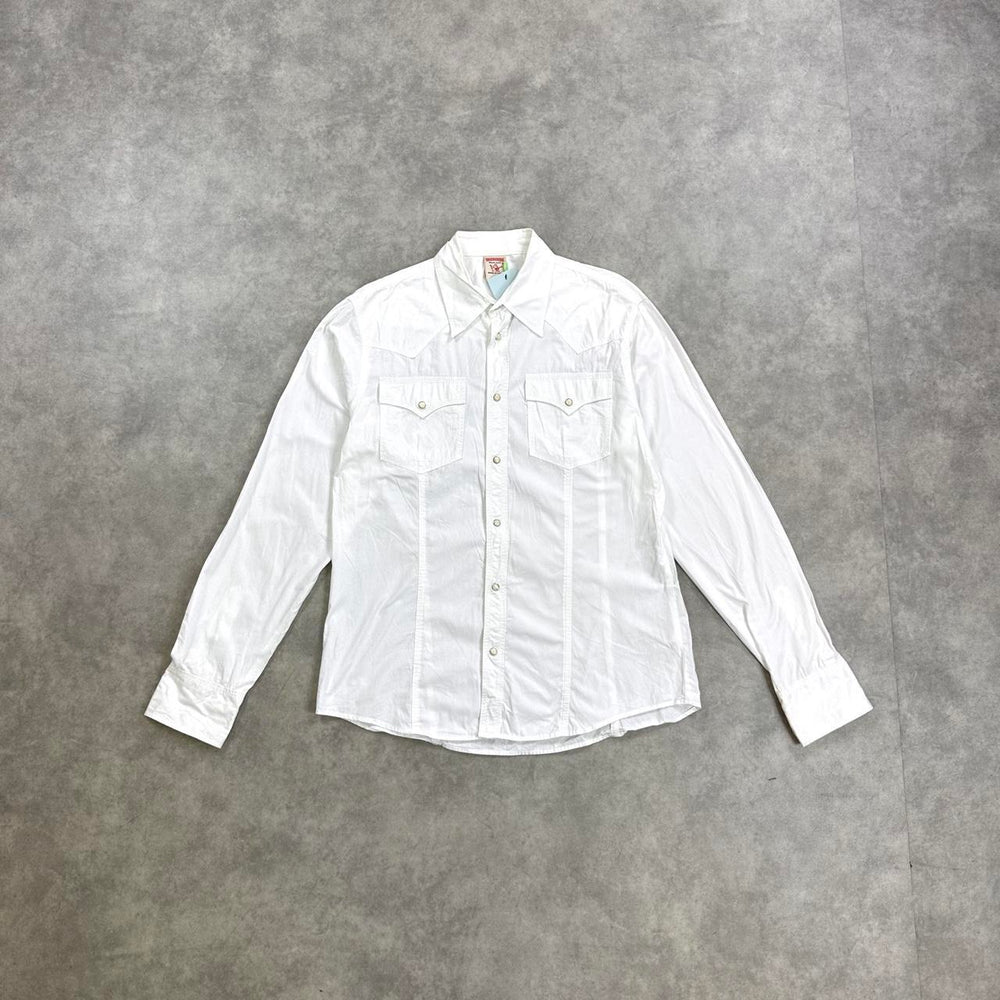 True Religion White Button Up Shirt