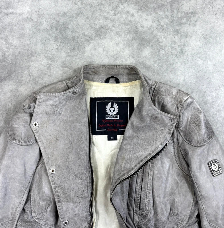 Belstaff leather biker jacket