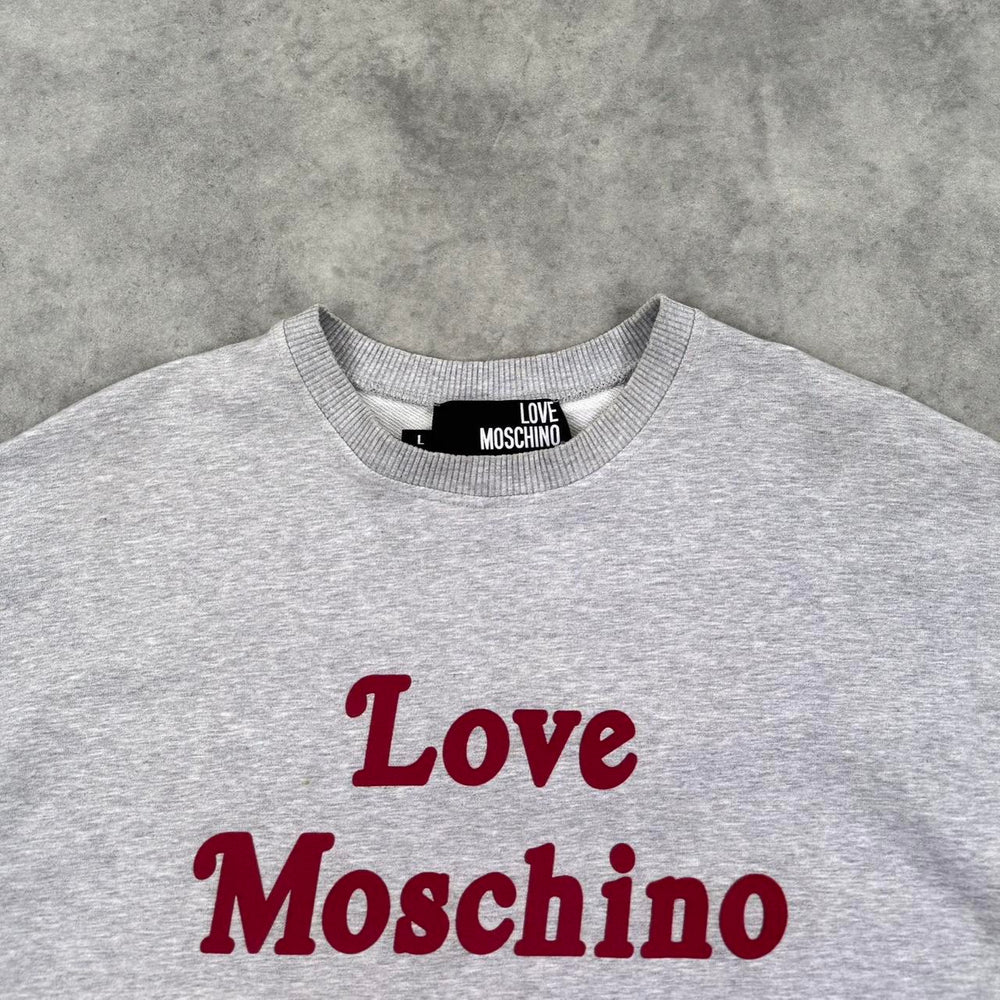 Moschino spell out jumper