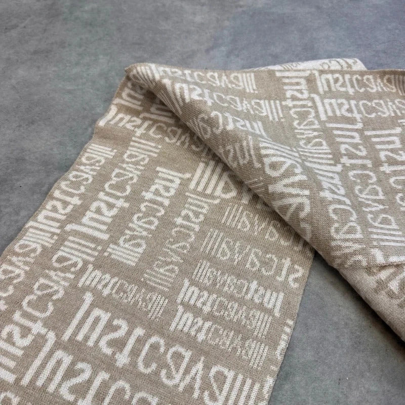 Just Cavalli wool knit scarf