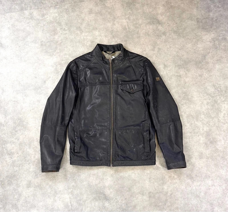 Vintage Hugo Boss leather jacket