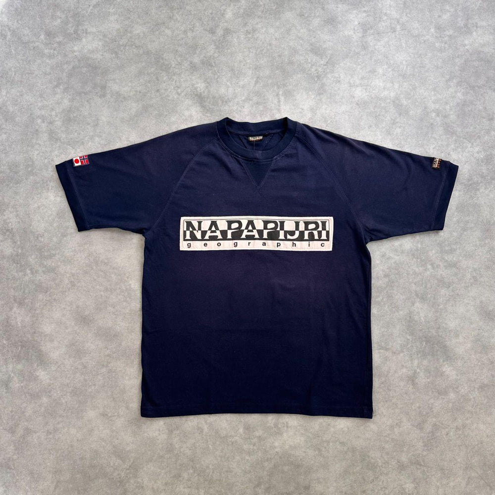 VTG Napapijri Spell out Logo T-shirt