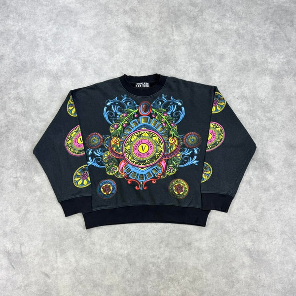 Versace print jumper