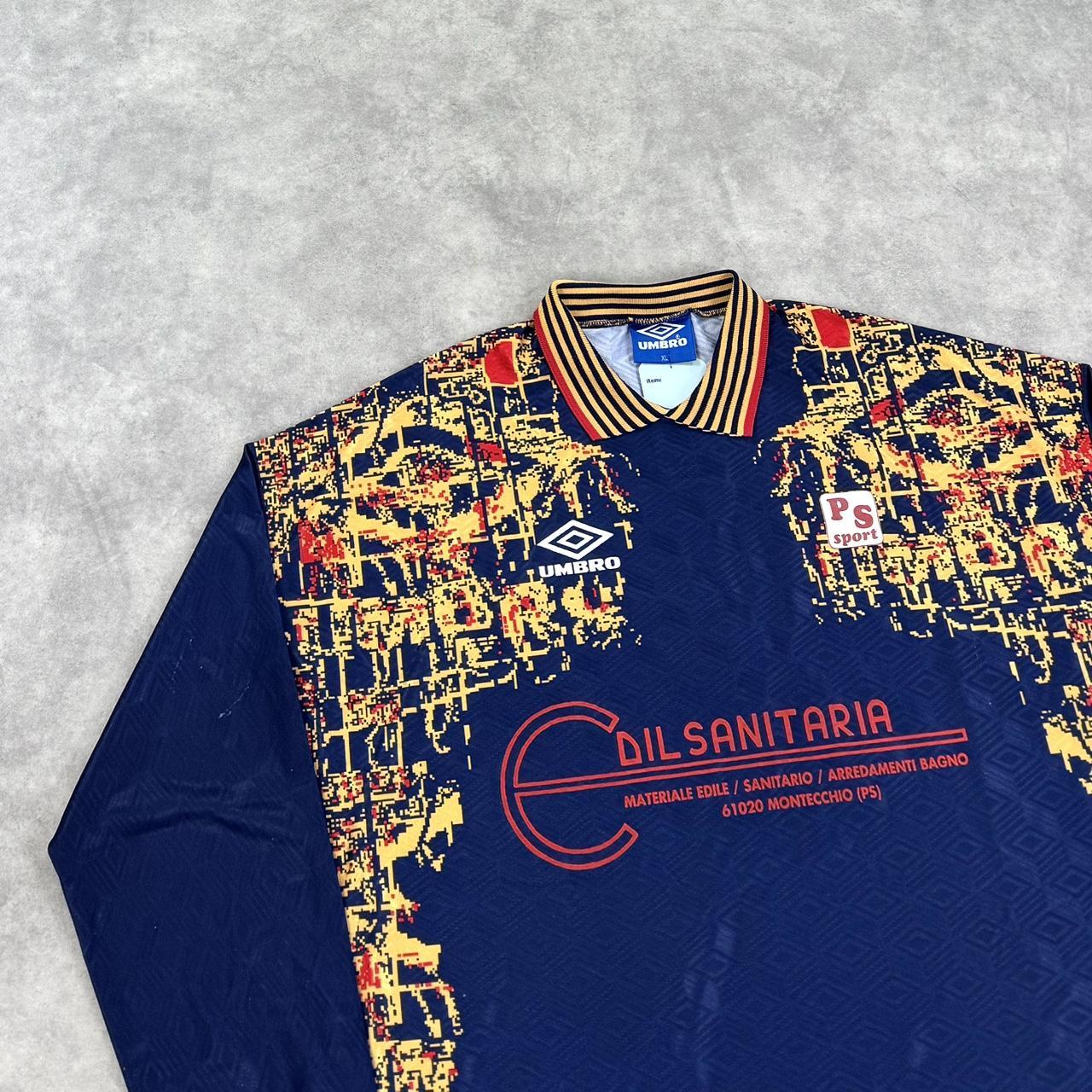 Vintage Umbro print football shirt