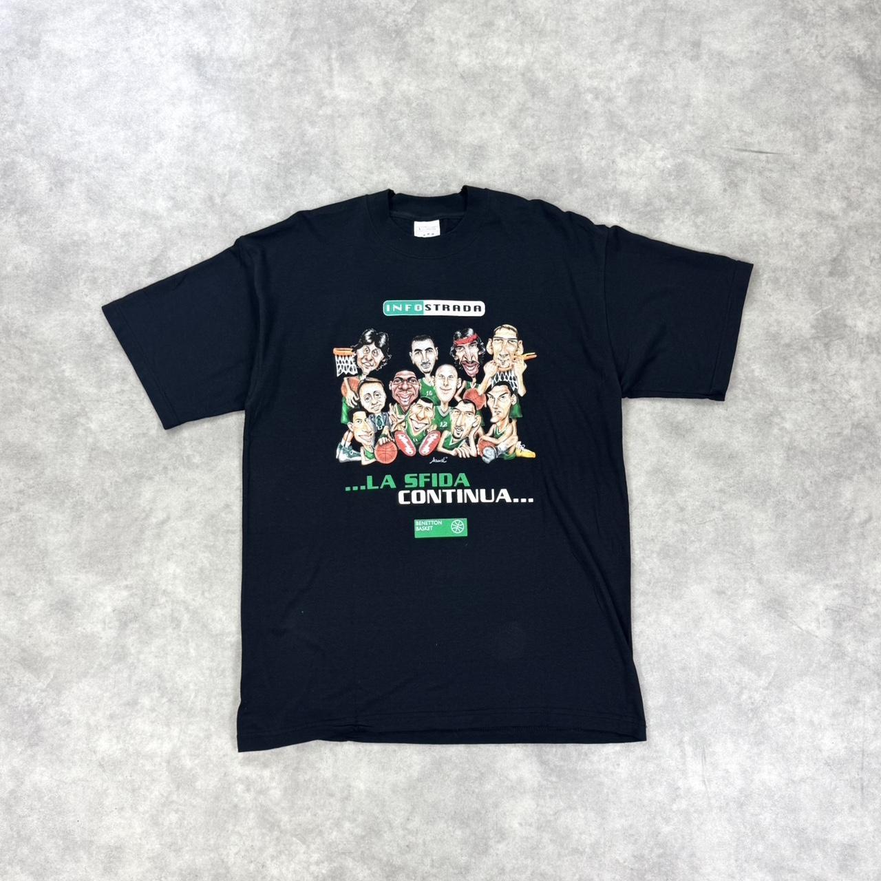 Vintage Info Strada print t-shirt