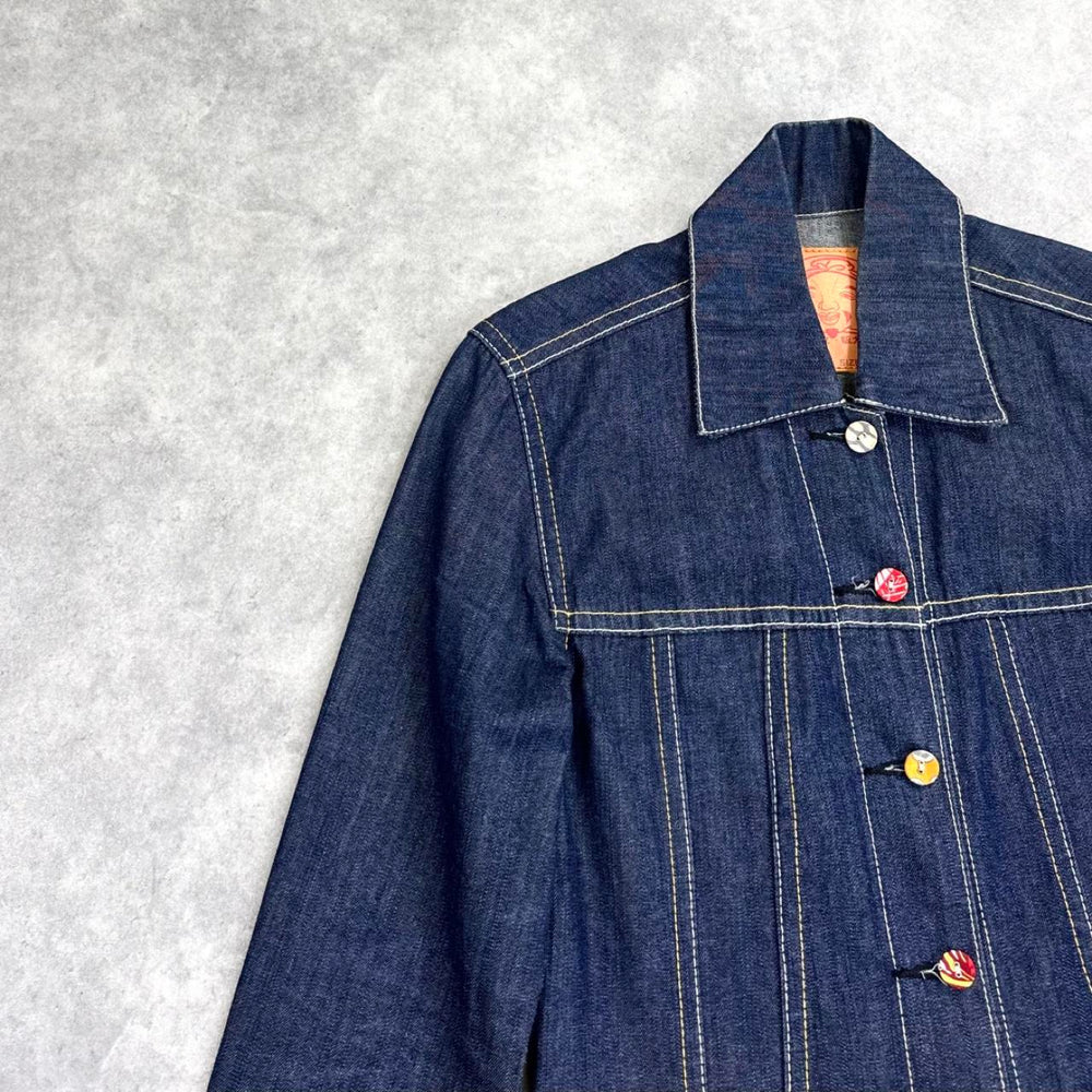 Evisu denim coat