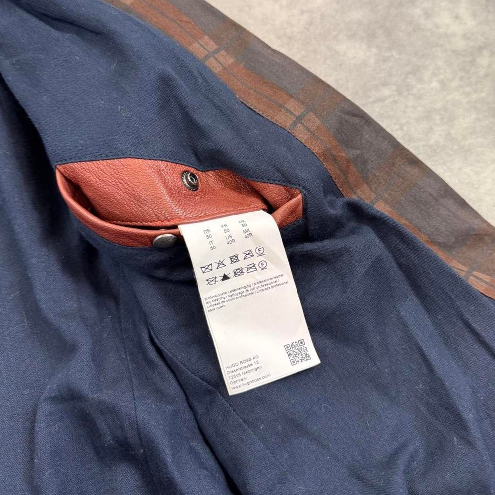 Hugo Boss leather jacket