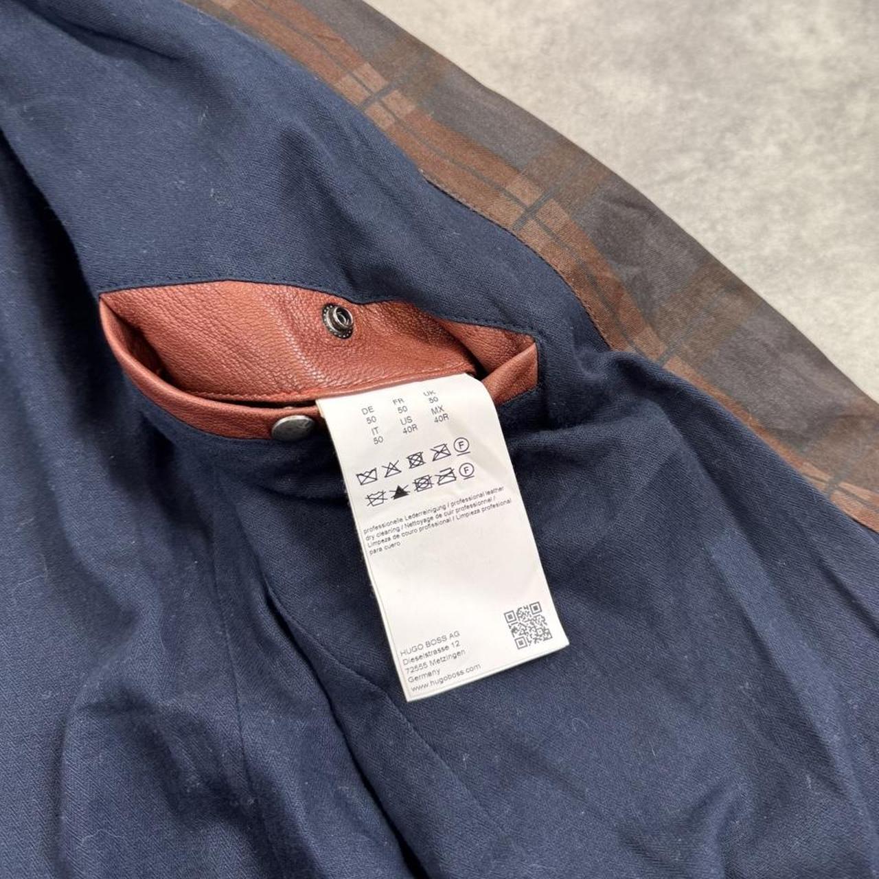 Hugo Boss leather jacket