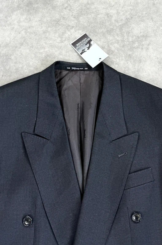 Vintage Yves Saint Laurent double breasted blazer