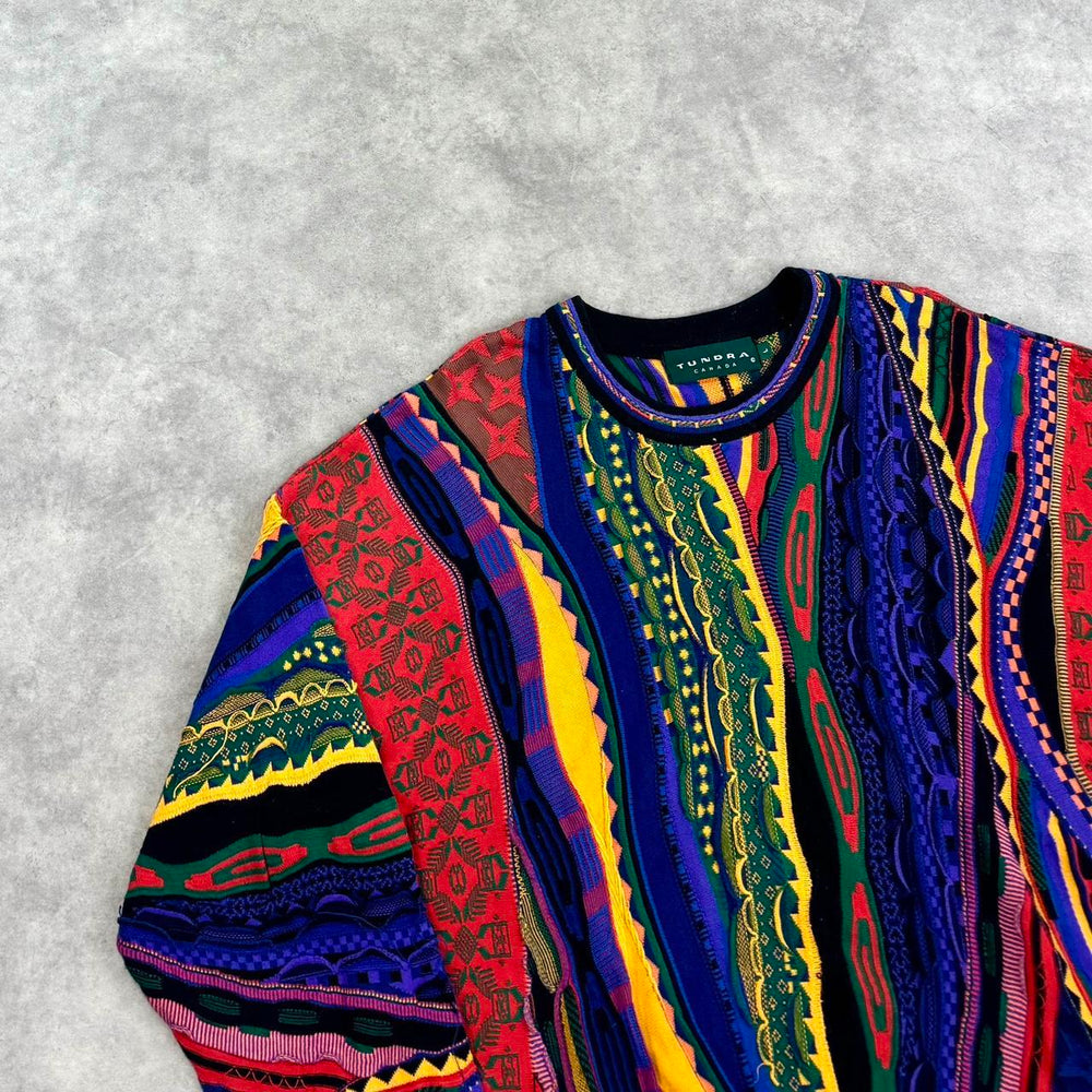 Vintage Tundra 3D knit jumper