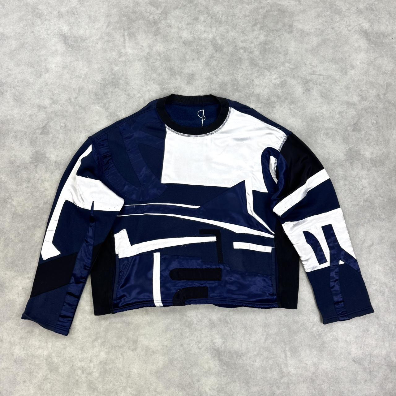 James Long patchwork jumper
