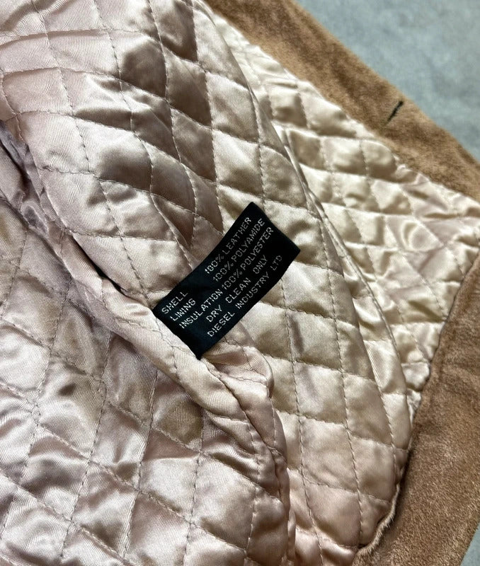 Vintage Diesel suede leather jacket