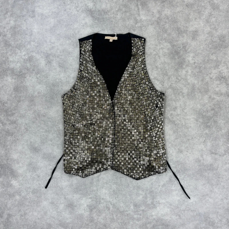 Sandro Paris Beaded Waistcoat