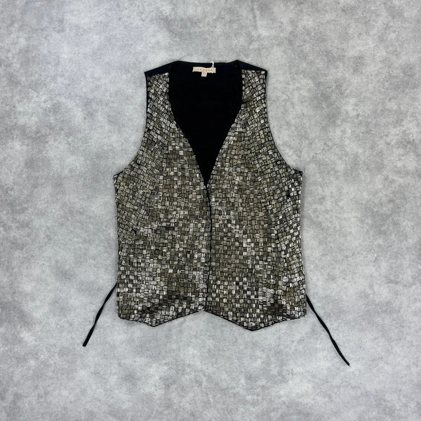 Sandro Paris Beaded Waistcoat