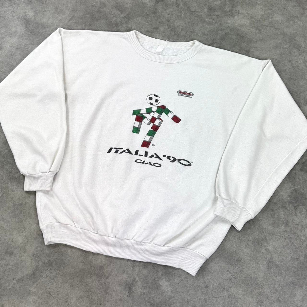 Italy 1990 World Cup white sweatshirt