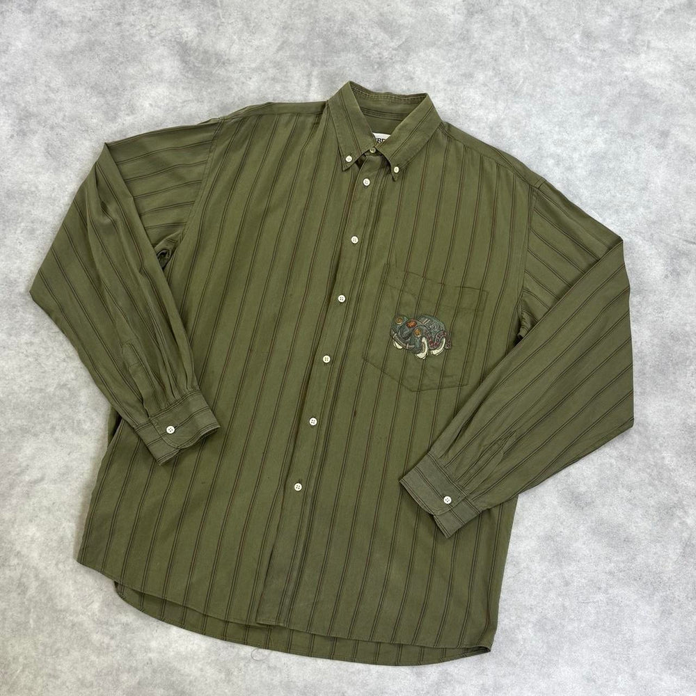 Vintage 90s Iceberg striped shirt