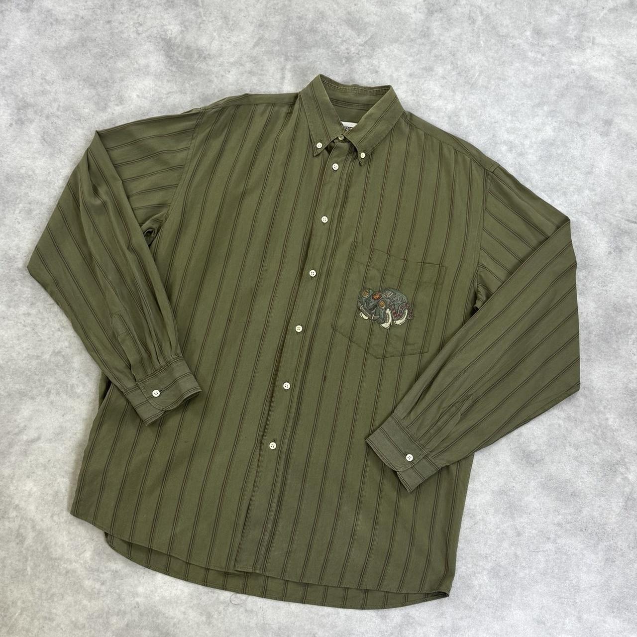 Vintage 90s Iceberg striped shirt