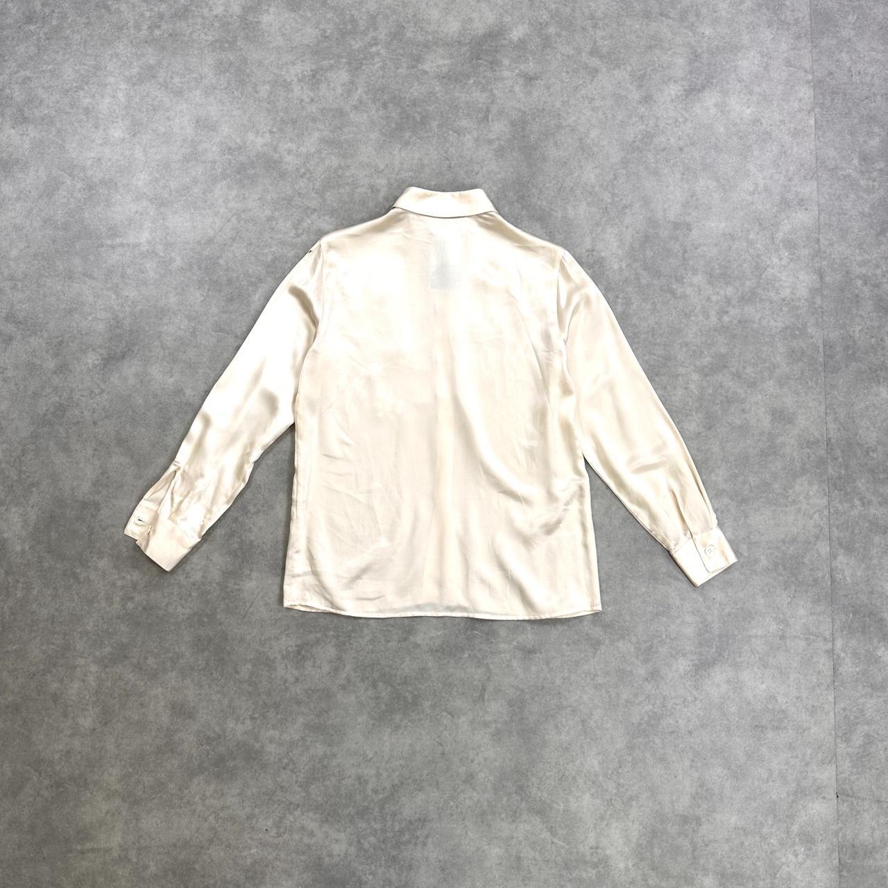 Iceberg cream silk shirt