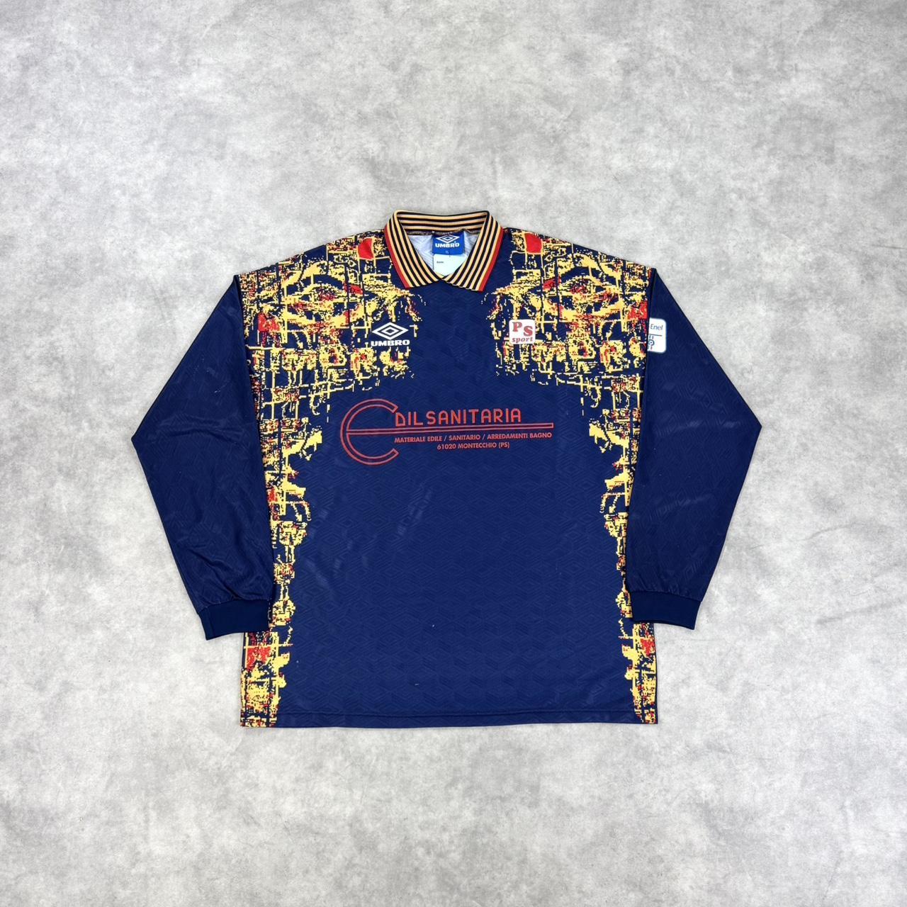 Vintage Umbro print football shirt