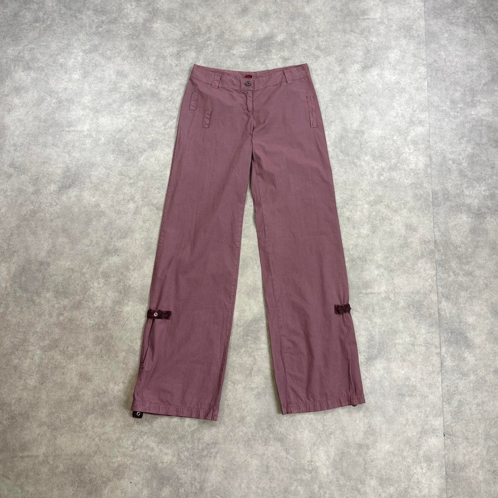 Dundop baggy purple trousers